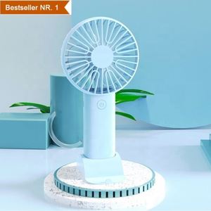 Factory 2025 New Arrivals <b>Usb</b> Rechargeable Portable Table With Phone Holder for Outdoor Handheld <b>Mini</b> <b>Fan</b> - Product Image 1
