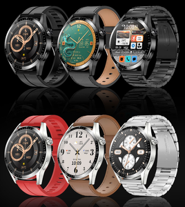 Reloj Inteligente de Alta Calidad con Correa de Metal, Cuero y Silicona, Pantalla Redonda HD de 1.53 Pulgadas, Carga Inalámbrica, SK37, para Hombre - Product Image 6