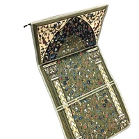 Haute qualité nouveau Design tapis de prière musulman tapis de couloir tapis Sejadah tapis de prière avec dossier