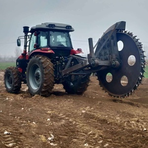 Cultivadora de discos de gran escala para excavación de zanjas, máquina de zanjado para construcción de carreteras de cemento, asfalto y pavimento bituminoso - Product Image 3