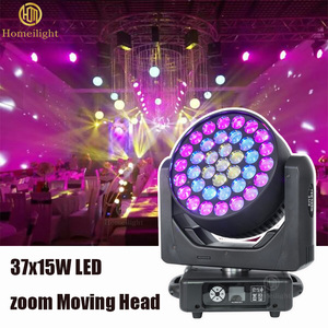 Projecteur à tête mobile DMX Robin 600 canaux 37x15W pour éclairage de scène - Product Image 3