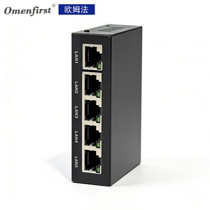 Mini commutateur Ethernet 5 ports 10/100 Mbps, Hub Ethernet rapide non géré, commutateur de bureau, prise en charge de l'entrée DC 5V-12V pour la maison et le bureau - Product Image 6