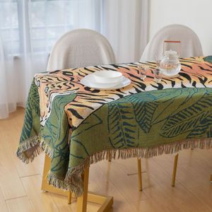 THẢM LEN Da Hổ Sợi <span class=keywords><strong>Polyester</strong></span> Cotton Thảm Dệt Kiểu Bắc Âu Cổ Điển - Product Image 6