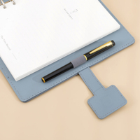Planificateur A5 de luxe 2026 personnalisé 6 reliure à anneaux Journal Journal à feuilles mobiles cahier en cuir pour cadeau