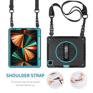Funda Resistente para Tablet con Soporte Giratorio de 360 Grados y Ranura Integrada para Lápiz, para <span class=keywords><strong>iPad</strong></span> <span class=keywords><strong>Pro</strong></span> <span class=keywords><strong>12.9</strong></span> Pulgadas 2015 2017, Modelos A1584 A1652 A1670 <span class=keywords><strong>A1671</strong></span> A1821 - Product Image 4
