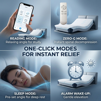 Colchón Eléctrico de Gravedad Cero de Alta Gama con Control por APP, Elevación Silenciosa Ajustable, y Alarma Inteligente para Despertar, Ideal para Cuidado en el Hogar (Venta al por Mayor)