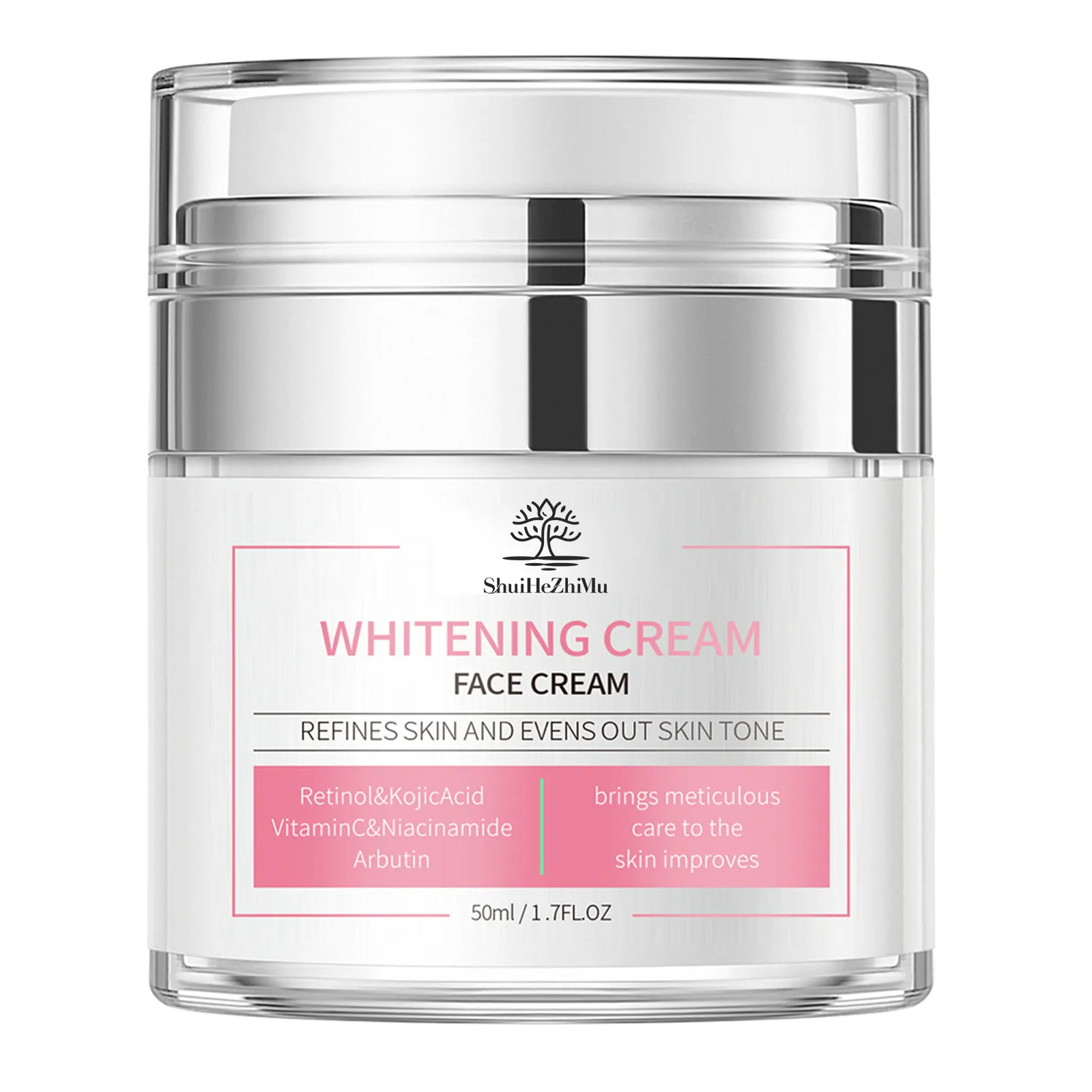 Crème de nuit bio anti-acné, anti taches foncées, crème coréenne éclaircissante pour le visage et le corps