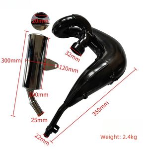 Silenciador de Escape, Apto para KTM 50, Accesorio de Modificación para Tubo de Escape de Motocicleta Todoterreno, Accesorio para Moto - Product Image 2