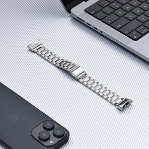 <span class=keywords><strong>Correa</strong></span> de Reloj de Titanio de 3 Eslabones con Cierre Desplegable para <span class=keywords><strong>Garmin</strong></span> Swim2 <span class=keywords><strong>Forerunner</strong></span> <span class=keywords><strong>45</strong></span> 45S, <span class=keywords><strong>Correa</strong></span> de Repuesto para Reloj Inteligente - Product Image 3