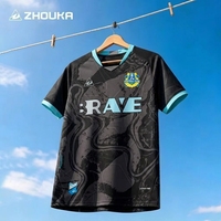 Maglia da Calcio Personalizzata con Stampa Digitale Jacquard, Produzione di Fabbrica, Uniforme da Calcio Traspirante in Poliestere all'Ingrosso