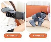 Masajeador de Rodilla Profesional con Terapia de Calor, Carga Inalámbrica, Batería de Larga Duración para Personas Mayores, Atletas, Soporte para la Recuperación Muscular