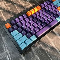 Custom Keycap Manufacturer Purple Night Keycaps Custom Language PBT Double Shot Cherry Profile Keycaps