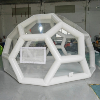Tente gonflable extérieure gonflable transparente de bulle de dôme du football de tente de bulle de PVC à vendre