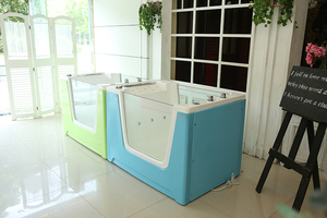 Moderna Cabina Doccia/Vasca da Bagno Autoportante in Acrilico Blu <span class=keywords><strong>Verde</strong></span> Giallo con Luci a Bolle, Idromassaggio, Ecologica per Uso Interno/Esterno - Product Image 5