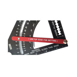 Outil de menuiserie règle coulissante, outil de bricolage du bois règle coulissante de positionnement de la plaque en triangle vitesse du charpentier carré <span class=keywords><strong>réglable</strong></span> - Product Image 5