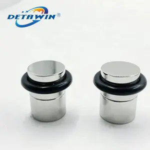 Ronde Deur Stopper Glas Hardware Rubber Deuren Stoppers Zinklegering Meubelen Plank Ondersteuning