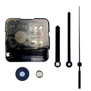 Mecanismo de reloj de pared de cuarzo, piezas de tornillo de Centro y manos para kits de reloj DIY, 5168