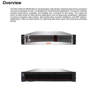 Servidor en Rack H3C UniServer R6700 G6 Nuevo de Última Generación, Servidor en Rack de 2U con Cuatro Sockets, Disponible en Stock - Product Image 2