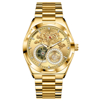 Montre pour homme en acier inoxydable, montres de luxe à la mode, automatiques, mécaniques, étanches 3BAR, aiguilles lumineuses, 42 mm