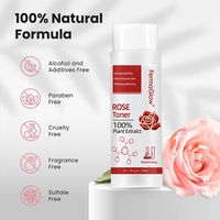 Tonique Visage Éclaircissant et Hydratant à la Rose, à base de Niacinamide Fermentée, d'Arbutine et d'Acide Kojique, pour un Teint Unifié et la Correction des Taches Brunes