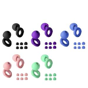 سدادات أذن للنوم الأكثر مبيعًا، سدادات أذن سيليكون ناعمة لتقليل الضوضاء، سدادات أذن للحفلات الموسيقية لإلغاء الضوضاء - Product Image 2