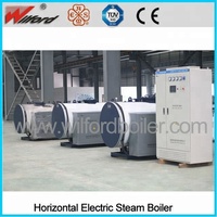 Harga Pabrik WILFORD Boiler Air Panas Bertekanan Horizontal Industri WDR dengan Kontrol PLC, Sistem Wet Back Tiga Jalur, Efisiensi 92%