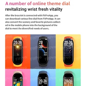 Pulsera inteligente deportiva M6, Reloj inteligente M4, M5, M6, M7, versión Global, <span class=keywords><strong>6</strong></span> - Product Image 5