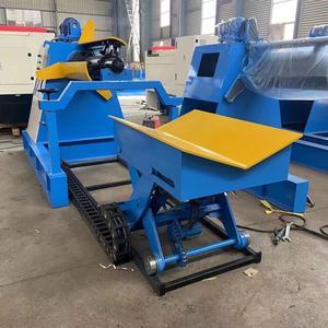Facile costruzione <span class=keywords><strong>casa</strong></span> in acciaio idraulico completamente automatico svolgitore Roll Forming Machine 10 Ton - Product Image 3