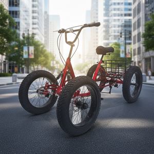 <span class=keywords><strong>Bicicletta</strong></span> Fuoristrada a Quattro <span class=keywords><strong>Ruote</strong></span> con Pneumatici Larghi, Telaio in Acciaio, Forcella in Alluminio, Freni a Disco, <span class=keywords><strong>Ruote</strong></span> da 20 Pollici, Senza Cambio - Product Image 1