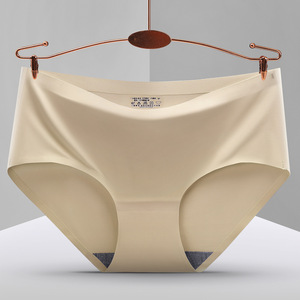 Culottes pour jeunes filles en nylon taille moyenne, invisibles, respirantes, avec entrejambe en polyester, couleur unie, sous-vêtements pour femmes, tailles M-XXL - Product Image 6