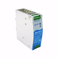 Alimentation électrique à découpage industrielle sur rail DIN à sortie unique NDR-120-12 120W 10A 12V 100-240V Entrée 85% d'efficacité
