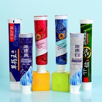 Emballage personnalisé en aluminium-plastique pour tube de dentifrice avec bouchon à vis, impression UV, diamètre 12,7-35 mm, pour soins personnels