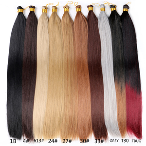 Grossiste Cheveux à Tresser Raides Os de 28 Pouces 150g Extensions Cheveux Raides Os Paquets Cheveux Synthétiques Ombrés Doux pour Femmes - Product Image 6