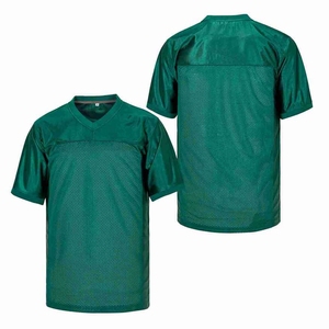 有现货 高品质美式橄榄球球衣 白色俱乐部队球衣 定制徽标姓名 聚酯网布服装 男女青少年适用 - Product Image 5