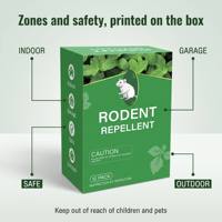 Boules répulsives pour souris, lot de 12, à base de menthe poivrée naturelle, répulsif pour souris à base de plantes, intérieur, extérieur, garage, voiture, sans danger pour les animaux domestiques
