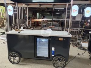 Chariot à glace mobile pour la vente de glaces, <span class=keywords><strong>réfrigérateur</strong></span>-congélateur - Product Image 4