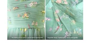 Robe à Bretelles S-2XL en Gros, Nouvelle Robe de Soiré<span class=keywords><strong>e</strong></span> Élégante et Gracieuse Style <span class=keywords><strong>Mori</strong></span>, Robe <span class=keywords><strong>Mori</strong></span> en Dentelle Imprimé<span class=keywords><strong>e</strong></span> Florale - Product Image 4