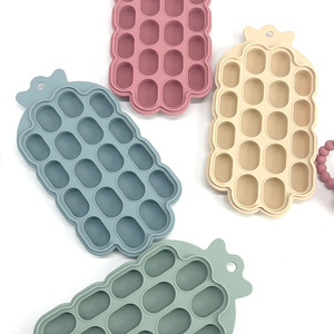 <span class=keywords><strong>Flexi</strong></span> phát hành Silicone Ice Cube khay với nắp đậy DIY mùa hè uống trái cây Popsicle khuôn dễ dàng Ice Maker công cụ - Product Image 4