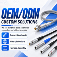 Conector Recto Circular Metálico de Empuje y Tracción Serie K IP68, Resistente al Agua, MIL-STD, de 2-32 Pines FGG para Equipos Marinos y de Exterior