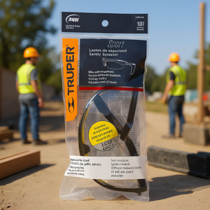 Gafas de Seguridad Deportivas Truper LESP-SA, Certificación ANSI Z87.1, Antivaho, Antiarañazos, Lentes de Policarbonato Ámbar, Marco Completo de Plástico - Product Image 2