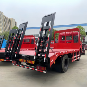 Camion <span class=keywords><strong>de</strong></span> <span class=keywords><strong>transport</strong></span> à plateau plat Dongfeng K6 4x2 avec rampe hydraulique, camion porte-voitures, transporteur <span class=keywords><strong>de</strong></span> véhicules lourds pour l'exportation - Product Image 4