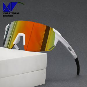 Gafas de Sol Deportivas para Ciclismo al Aire Libre para Adultos, Lentes Polarizadas sin Montura, Protección UV400, Color Rosa/Amarillo, Talla 68-18-125, en <span class=keywords><strong>Caja</strong></span> - Product Image 3