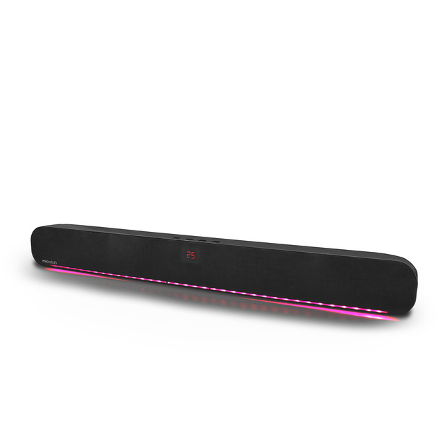 Microlab 2024 Top Sale Waterproof Powerful Portable Stylish 7-Colour Stereo Soundbar ONEBAR 03