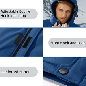 Áo khoác mùa đông nam có logo tùy chỉnh, chống thấm nước, áo khoác nam mùa đông, áo khoác nam tùy chỉnh có logo - Product Image 5