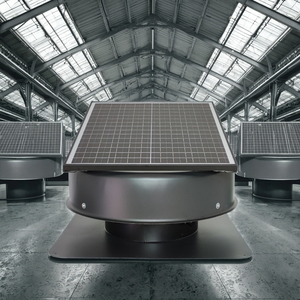 Ventilateur de toit solaire à haute efficacité énergétique de 150 W avec moteur 26 V pour une utilisation à domicile et au bureau JBSF-600A Ventilation de toit solaire F - Product Image 3