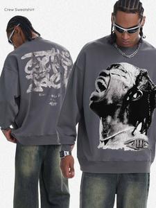 Sweat à capuche unisexe personnalisable inspiré de <span class=keywords><strong>Travis</strong></span> <span class=keywords><strong>Scott</strong></span>, <span class=keywords><strong>style</strong></span> streetwear américain, effet délavé flocon de neige vintage, <span class=keywords><strong>style</strong></span> sportif - Product Image 6