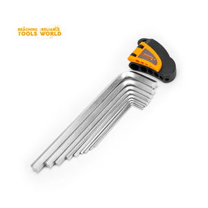 Dingqi allen key L loại Hex Key Hex key chìa khoá thiết lập ngắn 9-pc. Metric - Product Image 5