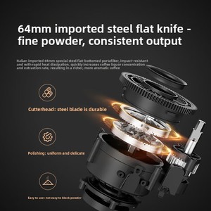 Commercial <b>Fully</b> <b>Automatic</b> Espresso <b>Coffee</b> <b>Machine</b> With One-Touch Fresh Ground Maker 304 Stainless Steel <b>Automatic</b> Operation Ens - Product Image 5