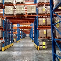 Système de rayonnage industriel robuste pour entrepôt, en acier haute résistance, réglable, avec système de verrouillage de sécurité, certifié CE