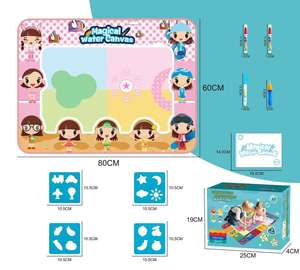 Волшебный развивающий коврик для рисования водой, очень большой, многоразовый, для детского творчества, холст для водной живописи - Product Image 6